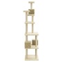 Cat scratching post with cream sisal posts 188 cm by vidaXL, Cat furniture - Ref: Foro24-171488, Price: 96,15 €, Discount: %