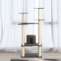 Katzenkratzbaum mit dunkelgrauen Sisalstämmen 110 cm von vidaXL, Katzenmöbel - Ref: Foro24-171481, Preis: 54,95 €, Rabatt: %