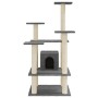 Katzenkratzbaum mit dunkelgrauen Sisalstämmen 110 cm von vidaXL, Katzenmöbel - Ref: Foro24-171481, Preis: 54,95 €, Rabatt: %