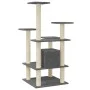 Cat scratching post with dark gray sisal posts 110 cm by vidaXL, Cat furniture - Ref: Foro24-171481, Price: 54,10 €, Discount: %