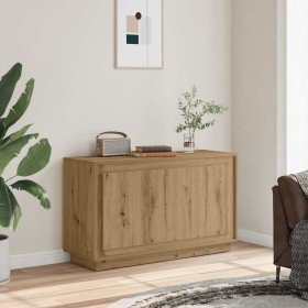 Aparador Roble Artisan 102x35x55 cm Madera de ingeniería en Aparadores | Comprar online en Foro24