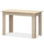 Dining table and 3-piece engineered oak wood benches. by vidaXL, Furniture sets for kitchens and dining rooms - Ref: Foro24-2...