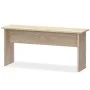 Dining table and 3-piece engineered oak wood benches. by vidaXL, Furniture sets for kitchens and dining rooms - Ref: Foro24-2...