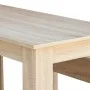 Dining table and 3-piece engineered oak wood benches. by vidaXL, Furniture sets for kitchens and dining rooms - Ref: Foro24-2...