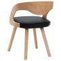 Esszimmerstühle, 4 Stück, gebogenes Holz, schwarzes Kunstleder von vidaXL, Essstühle - Ref: Foro24-278846, Preis: 516,21 €, R...