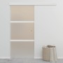 Schiebetür aus ESG-Glas und silbernem Aluminium 90x212 cm von vidaXL, Türen - Ref: Foro24-288053, Preis: 240,27 €, Rabatt: %
