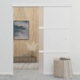 Schiebetür aus ESG-Glas und silbernem Aluminium 90x212 cm von vidaXL, Türen - Ref: Foro24-288053, Preis: 240,27 €, Rabatt: %