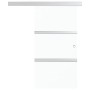 Schiebetür aus ESG-Glas und silbernem Aluminium 90x212 cm von vidaXL, Türen - Ref: Foro24-288053, Preis: 240,27 €, Rabatt: %