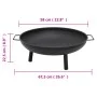 Brasero de acero 67,5x58x22,5 cm de vidaXL, Chimeneas - Ref: Foro24-313348, Precio: 55,20 €, Descuento: %