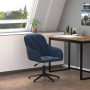 Silla de oficina giratoria terciopelo azul de vidaXL, Sillas de oficina - Ref: Foro24-344855, Precio: 95,06 €, Descuento: %