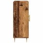 Aparador de madera de ingeniería envejecida 69,5x34x90 cm