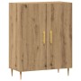 Aparador de madera de ingeniería roble artisan 69,5x34x90 cm