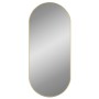 Goldener ovaler Wandspiegel 100x45 cm von vidaXL, Spiegel - Ref: Foro24-348201, Preis: 65,96 €, Rabatt: %