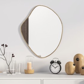 Goldener Wandspiegel 50x40 cm von vidaXL, Spiegel - Ref: Foro24-348250, Preis: 61,70 €, Rabatt: %