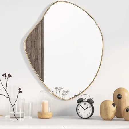 Golden wall mirror 60x50 cm by vidaXL, Mirrors - Ref: Foro24-348251, Price: 61,42 €, Discount: %