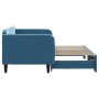 Ausziehbares Schlafsofa aus blauem Samt, 90 x 200 cm von vidaXL, Betten und Lattenroste - Ref: Foro24-3197062, Preis: 247,86 ...