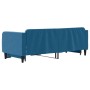 Ausziehbares Schlafsofa aus blauem Samt, 90 x 200 cm von vidaXL, Betten und Lattenroste - Ref: Foro24-3197062, Preis: 247,86 ...