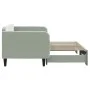 Ausziehbares Schlafsofa aus hellgrauem Samt, 90 x 200 cm von vidaXL, Betten und Lattenroste - Ref: Foro24-3197063, Preis: 252...