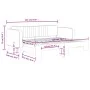 Ausziehbares Schlafsofa aus hellgrauem Samt, 90 x 200 cm von vidaXL, Betten und Lattenroste - Ref: Foro24-3197063, Preis: 252...