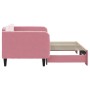 Ausziehbares Schlafsofa aus rosafarbenem Samt, 90 x 200 cm von vidaXL, Betten und Lattenroste - Ref: Foro24-3197066, Preis: 2...