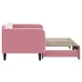 Ausziehbares Schlafsofa aus rosafarbenem Samt, 90 x 200 cm von vidaXL, Betten und Lattenroste - Ref: Foro24-3197066, Preis: 2...