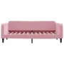 Ausziehbares Schlafsofa aus rosafarbenem Samt, 90 x 200 cm von vidaXL, Betten und Lattenroste - Ref: Foro24-3197066, Preis: 2...