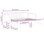 Ausziehbares Schlafsofa aus rosafarbenem Samt, 90 x 200 cm von vidaXL, Betten und Lattenroste - Ref: Foro24-3197066, Preis: 2...