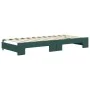 Sofá cama nido con colchón terciopelo verde oscuro 90x200 cm de vidaXL, Camas y somieres - Ref: Foro24-3197089, Precio: 440,2...