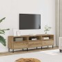 Mueble de TV madera de ingeniería roble artisan 150x30x44,5 cm