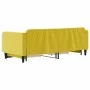 Sofá cama nido con cajones terciopelo amarillo 90x200 cm de vidaXL, Camas y somieres - Ref: Foro24-3197116, Precio: 286,17 €,...