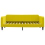 Ausziehbares Schlafsofa mit Schubladen aus gelbem Samt, 90 x 200 cm von vidaXL, Betten und Lattenroste - Ref: Foro24-3197116,...