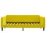 Sofá cama nido con cajones terciopelo amarillo 90x200 cm de vidaXL, Camas y somieres - Ref: Foro24-3197116, Precio: 286,17 €,...