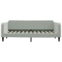 Trundle sofa bed with drawers light gray velvet 90x200 cm by vidaXL, Beds and slatted bases - Ref: Foro24-3197111, Price: 291...