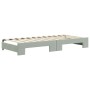 Sofá cama nido con colchón terciopelo gris claro 90x200 cm de vidaXL, Camas y somieres - Ref: Foro24-3197087, Precio: 437,39 ...