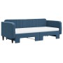 Sofá cama nido con colchón terciopelo azul 90x200 cm de vidaXL, Camas y somieres - Ref: Foro24-3197086, Precio: 440,14 €, Des...