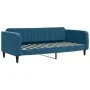 Sofá cama nido con colchón terciopelo azul 90x200 cm de vidaXL, Camas y somieres - Ref: Foro24-3197086, Precio: 440,68 €, Des...