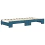 Sofá cama nido con colchón terciopelo azul 90x200 cm de vidaXL, Camas y somieres - Ref: Foro24-3197086, Precio: 440,68 €, Des...