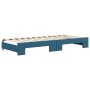 Sofá cama nido con colchón terciopelo azul 90x200 cm de vidaXL, Camas y somieres - Ref: Foro24-3197086, Precio: 440,14 €, Des...