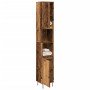 Armario de baño madera de ingeniería envejecida 30x30x190 cm en Muebles de baño | Comprar online en Foro24