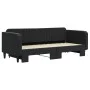 Sofá cama nido terciopelo negro 90x200 cm de vidaXL, Camas y somieres - Ref: Foro24-3197067, Precio: 247,67 €, Descuento: %