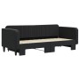 Sofá cama nido terciopelo negro 90x200 cm de vidaXL, Camas y somieres - Ref: Foro24-3197067, Precio: 252,60 €, Descuento: %