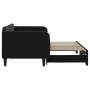 Sofá cama nido terciopelo negro 90x200 cm de vidaXL, Camas y somieres - Ref: Foro24-3197067, Precio: 252,60 €, Descuento: %