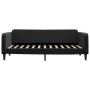 Sofá cama nido terciopelo negro 90x200 cm de vidaXL, Camas y somieres - Ref: Foro24-3197067, Precio: 252,60 €, Descuento: %