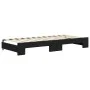 Sofá cama nido terciopelo negro 90x200 cm de vidaXL, Camas y somieres - Ref: Foro24-3197067, Precio: 247,67 €, Descuento: %