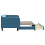 Trundle sofa bed with drawers blue velvet 90x200 cm by vidaXL, Beds and slatted bases - Ref: Foro24-3197110, Price: 287,56 €,...