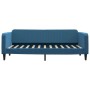 Trundle sofa bed with drawers blue velvet 90x200 cm by vidaXL, Beds and slatted bases - Ref: Foro24-3197110, Price: 287,56 €,...
