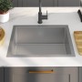 Fregadero de cocina hecho a mano acero inoxidable