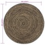Handgefertigter brauner und schwarzer Juteteppich 180 cm von vidaXL, Teppiche - Ref: Foro24-343620, Preis: 114,53 €, Rabatt: %