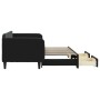 Sofá cama nido con cajones terciopelo negro 90x200 cm de vidaXL, Camas y somieres - Ref: Foro24-3197115, Precio: 291,84 €, De...