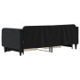 Sofá cama nido con cajones terciopelo negro 90x200 cm de vidaXL, Camas y somieres - Ref: Foro24-3197115, Precio: 291,84 €, De...